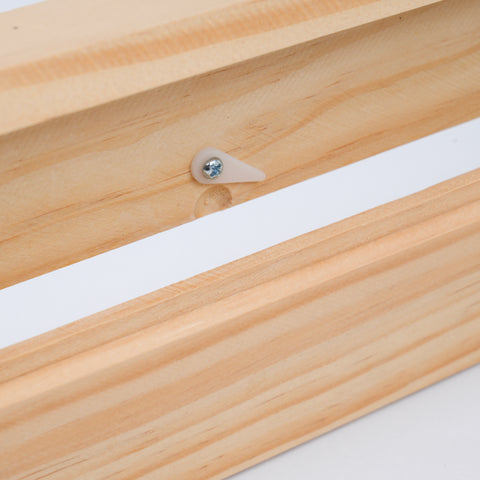 18" Corner Baseboard Register | Oak