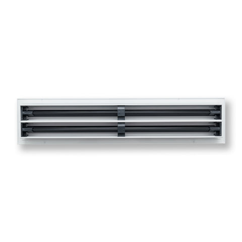 24"x 4" Aluminum Linear Slot Diffuser, Modern AC Vent Cover for Sidewall, Ceiling, Floor | Out. Dim.: 25-5/8"X 5-5/6"