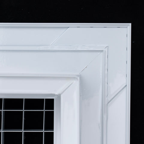Handua Aluminum Return Air Filter Grille | Low Noise Cube Core Eggcrate | Vent Cover Grill for Sidewall and Ceiling