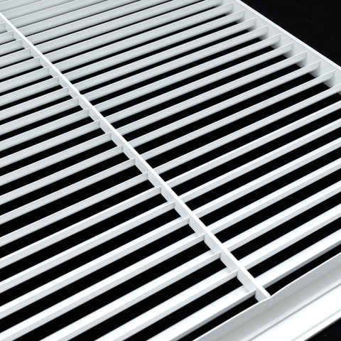 14"x10" Premium Aluminum Return Air Grille – Rust-Free HVAC Vent Cover for Wall & Ceiling | White | Out. Dim.: 15-13/16"W X 11-13/16"H