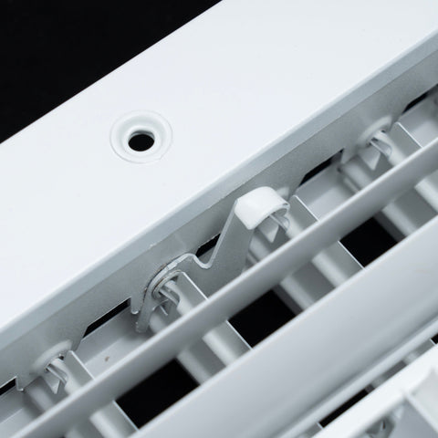 Handua Aluminum Adjustable Air Supply Grille | 4 WAY Register Vent Cover Grill for Sidewall and Ceiling