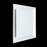 Fits 24"x24" White Steel T-Bar Drop Ceiling Diffuser, 2x2 Lay-In Flat Plate Plaque, 6" Round Neck