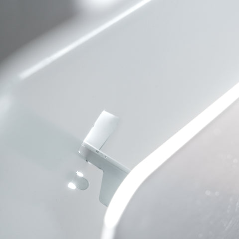 24" x 24" Steel T-Bar Drop Ceiling, 2x2 Lay in Air Supply Diffuser with Round 8" Neck Size - 3 Cone - White - Outer Dimension: 23-3/4" x 23-3/4"