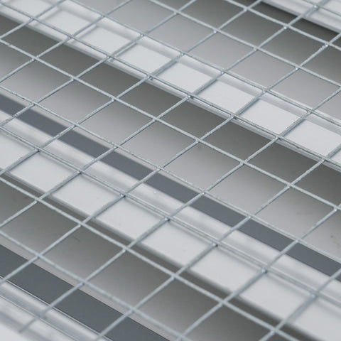6"x6" Anodized Aluminum Exterior Wall Vent | Outer Dimension: 8"W X 8"H