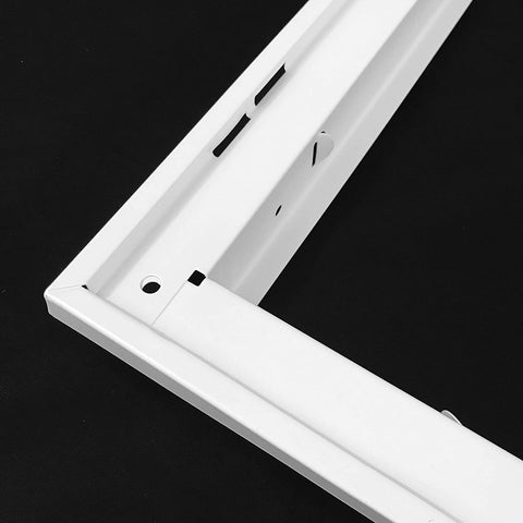 Handua HVAC Steel Return Air Filter Grille [Removable Face Door] for 1-inch Filters Vent Cover Grill for 1-inch Filter, White