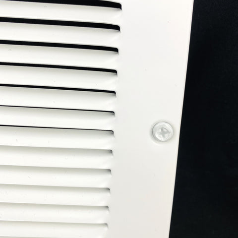 32"x16" Steel Return Air Grille – HVAC Cold Air Intake Vent Cover, White | Out. Dim.: 33-3/4"W X 17-3/4"H