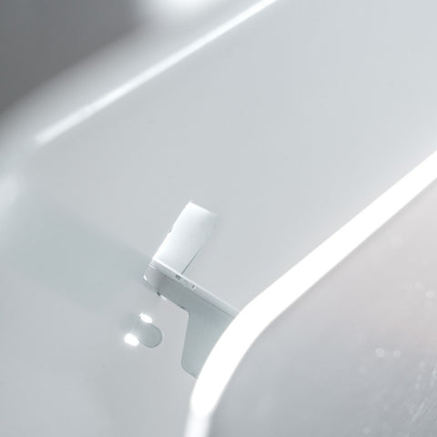 24x24 Steel T-Bar Drop Ceiling Air Diffuser | 10" Neck, 2-Cone Supply Vent | White