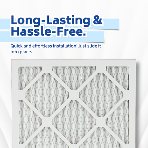 Handua 16x25x1 Air Filter MERV 11 Allergen Control, Plated Furnace AC Air Replacement Filter, 4 Pack (Actual Size: 15.75" x 24.75" x 0.75")