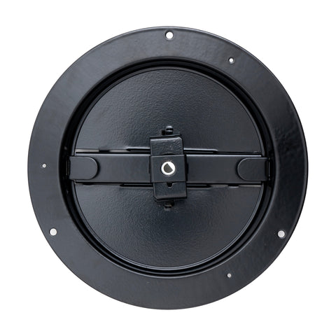 Handua 6" [Neck Size] Steel Butterfly Damper for Round Ceiling Air Supply Diffuser - Black | Outer Diameter: 7-1/2"