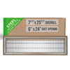 Handua HVAC Return Air Floor Grille | Vent Cover Grill for Floor - Brown | Heavy Duty Fixed Blades