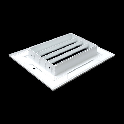 Fits 6x4 Duct Opening | Aluminum Return Air Grille by Handua | Vent Cover Grill for Sidewall and Ceiling | Rust Free | Durable Powder Coating | HVAC Cold Air Intake Grille | White
