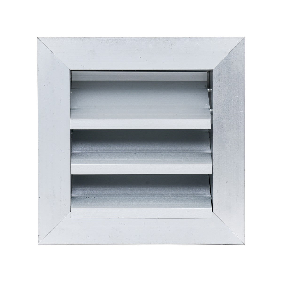 6"x6" Anodized Aluminum Exterior Wall Vent | Outer Dimension: 8"W X 8"H