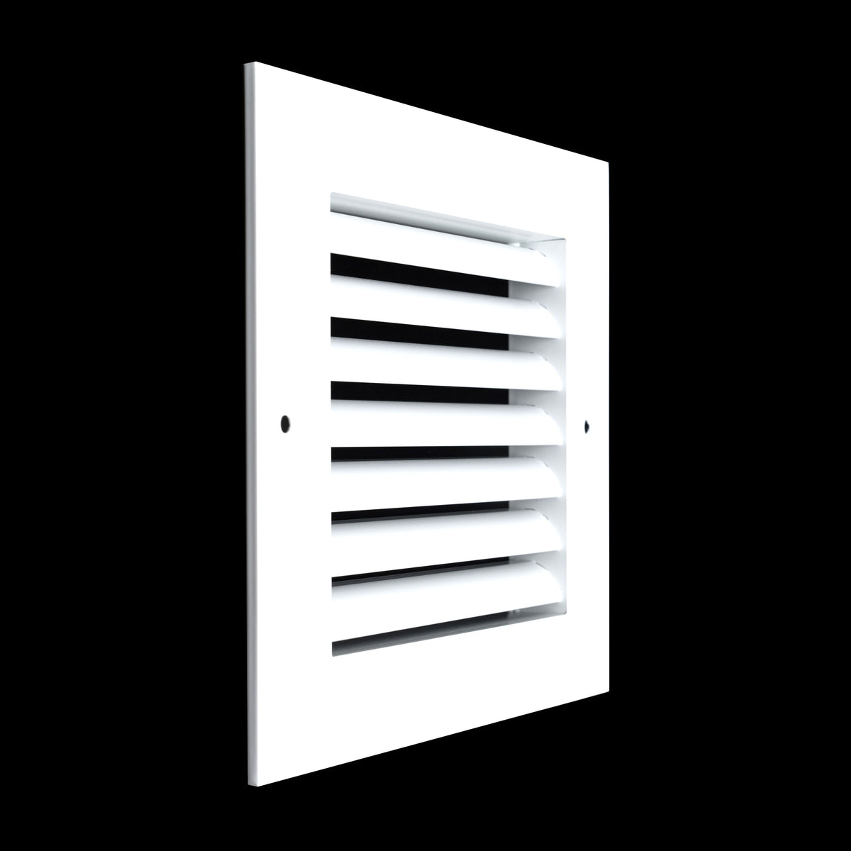 Fits 6x6 Duct Opening | Aluminum Return Air Grille by Handua | Vent Cover Grill for Sidewall and Ceiling | Rust Free | Durable Powder Coating | HVAC Cold Air Intake Grille | White