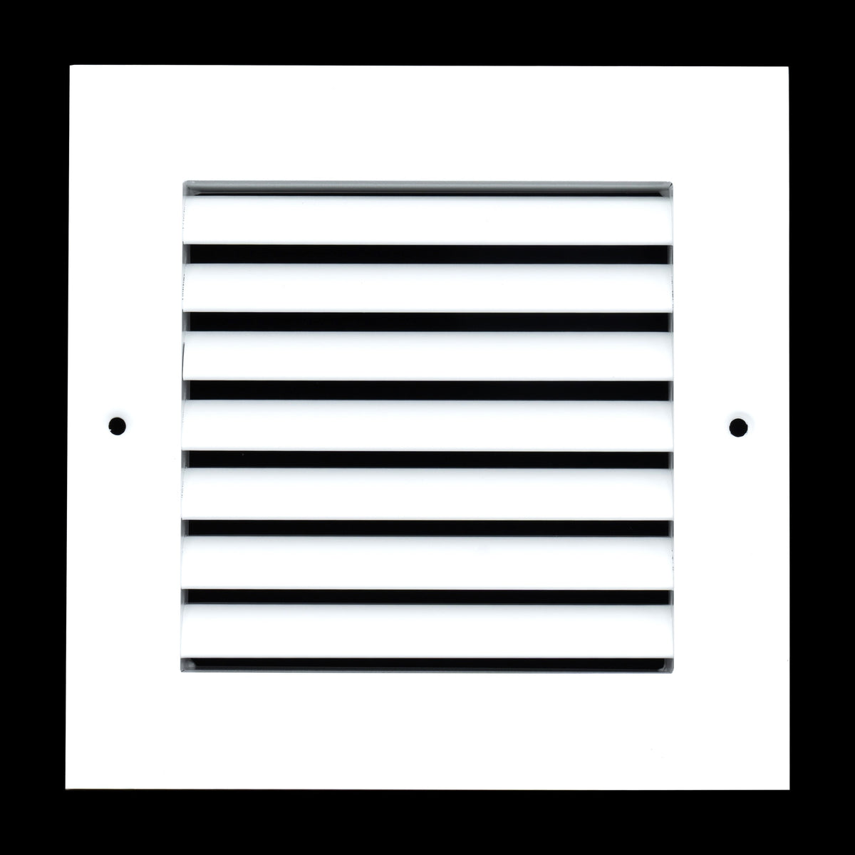 6"x6" Premium Aluminum Return Air Grille – Rust-Free HVAC Vent Cover for Wall & Ceiling | White | Out. Dim.: 7-13/16"W X 7-13/16"H
