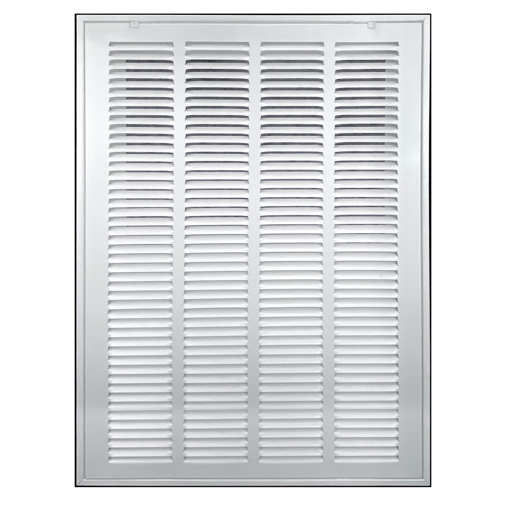 16" X 25" Duct Opening | Filter Included Steel Return Air Filter Grille for Sidewall and Ceiling