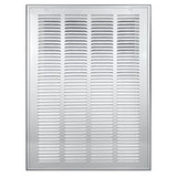 16" X 25" Duct Opening | Filter Included Steel Return Air Filter Grille for Sidewall and Ceiling