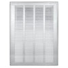 16" X 25" Duct Opening | Filter Included Steel Return Air Filter Grille for Sidewall and Ceiling
