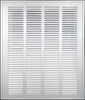 airgrilles 20" x 30" duct opening filter included hd steel return air filter grille for sidewall and ceiling fil-7rafg1-wh-20x30 038775643924 - 1