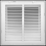 12" X 12" Duct Opening | Filter Included Steel Return Air Filter Grille for Sidewall and Ceiling