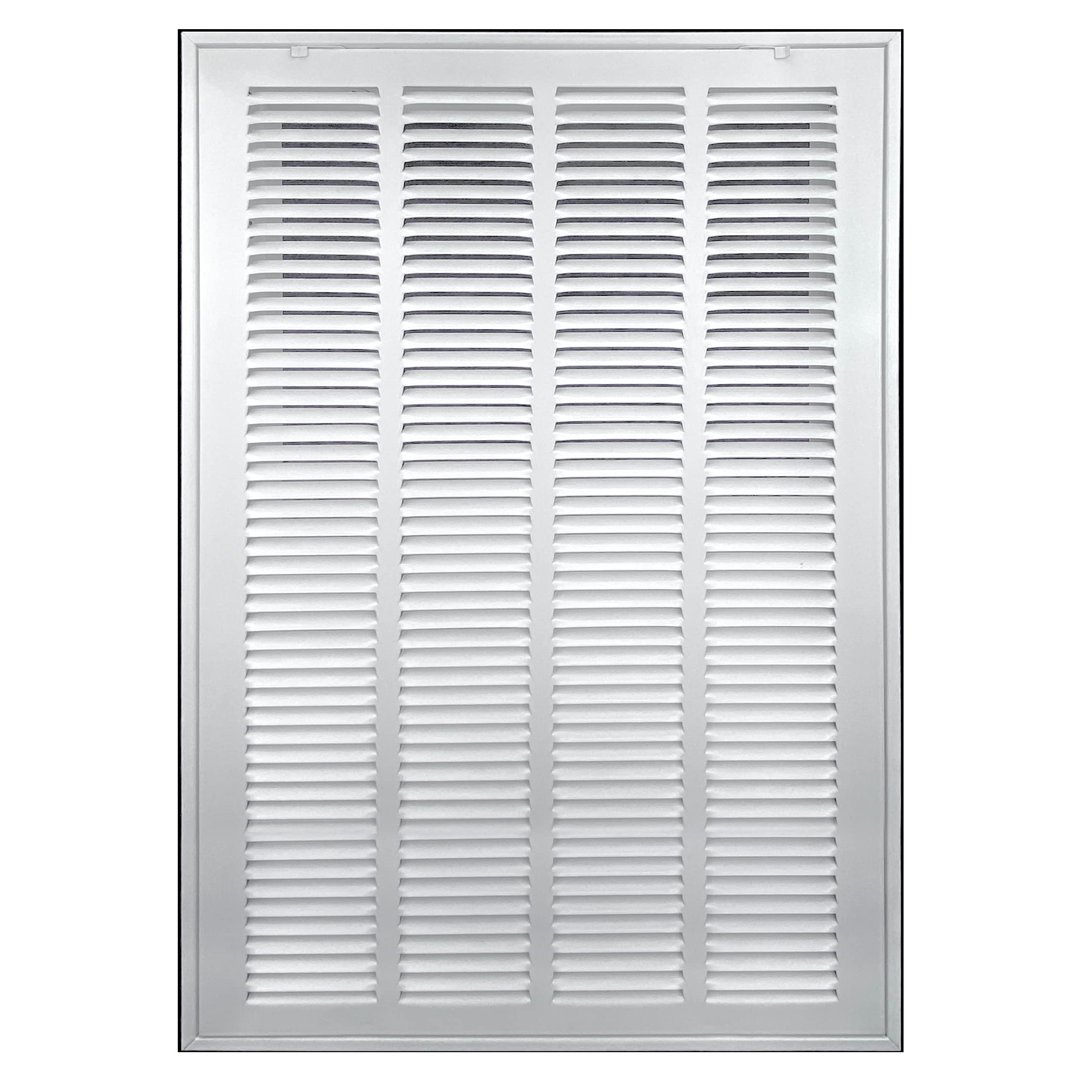 airgrilles 20" x 25" duct opening filter included hd steel return air filter grille for sidewall and ceiling fil-7rafg1-wh-20x25 038775643917 - 1