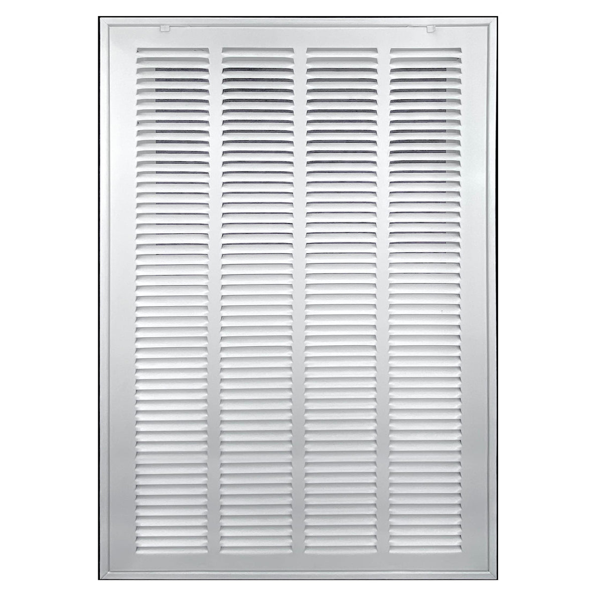airgrilles 20" x 25" duct opening filter included hd steel return air filter grille for sidewall and ceiling fil-7rafg1-wh-20x25 038775643917 - 1