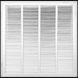 30" X 20" Duct Opening | Filter Included Steel Return Air Filter Grille for Sidewall and Ceiling