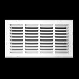 20" X 10" Duct Opening | Filter Included Steel Return Air Filter Grille for Sidewall and Ceiling