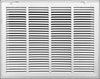 airgrilles 24" x 18" duct opening filter included hd steel return air filter grille for sidewall and ceiling fil-7rafg1-wh-24x18 038775643955 - 1