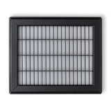 8"x10" Black Steel Return Air Floor Grille, Walkable Heavy-Duty Fixed-Blade Vent Cover