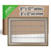 Handua HVAC Return Air Floor Grille | Vent Cover Grill for Floor - Brown | Heavy Duty Fixed Blades