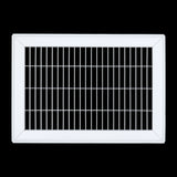 8"x12" Heavy Duty Return Air Floor Grille | Walkable White | Out. Dim.: 9-3/4"W X 13-3/4"H