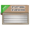 Handua HVAC Return Air Floor Grille | Vent Cover Grill for Floor - Brown | Heavy Duty Fixed Blades