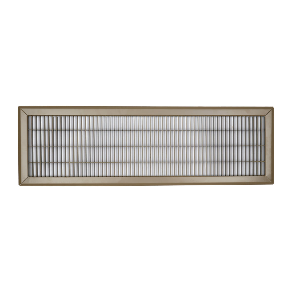 8"W x 30"H [Duct Opening] Return Air Floor Grille | Vent Cover Grill for Floor - Brown | Outer Dimensions: 9.75"W X 31.75"H