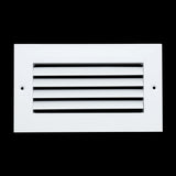 8"x4" Premium Aluminum Return Air Grille – Rust-Free HVAC Vent Cover for Wall & Ceiling | White | Out. Dim.: 9-13/16"W X 5-13/16"H