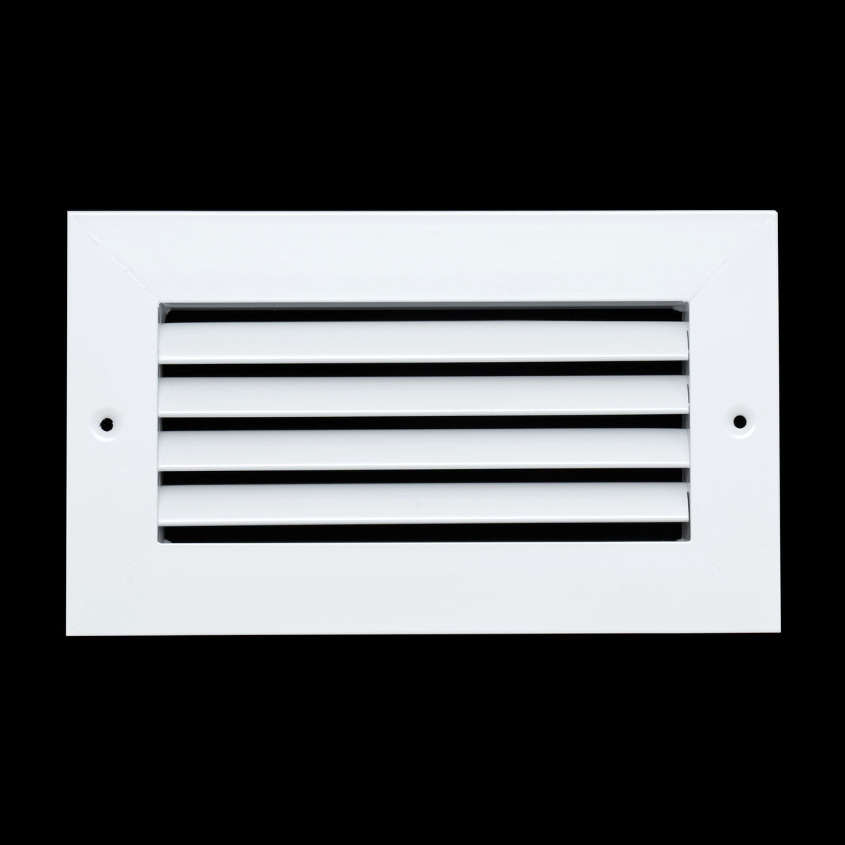 8"x4" Premium Aluminum Return Air Grille – Rust-Free HVAC Vent Cover for Wall & Ceiling | White | Out. Dim.: 9-13/16"W X 5-13/16"H