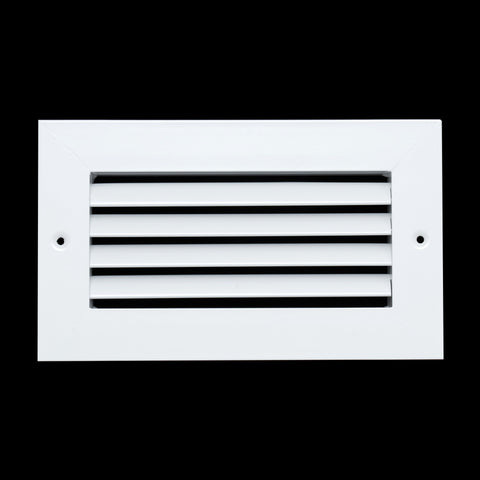 Fits 8x4 Duct Opening | Aluminum Return Air Grille by Handua | Vent Cover Grill for Sidewall and Ceiling | Rust Free | Durable Powder Coating | HVAC Cold Air Intake Grille | White