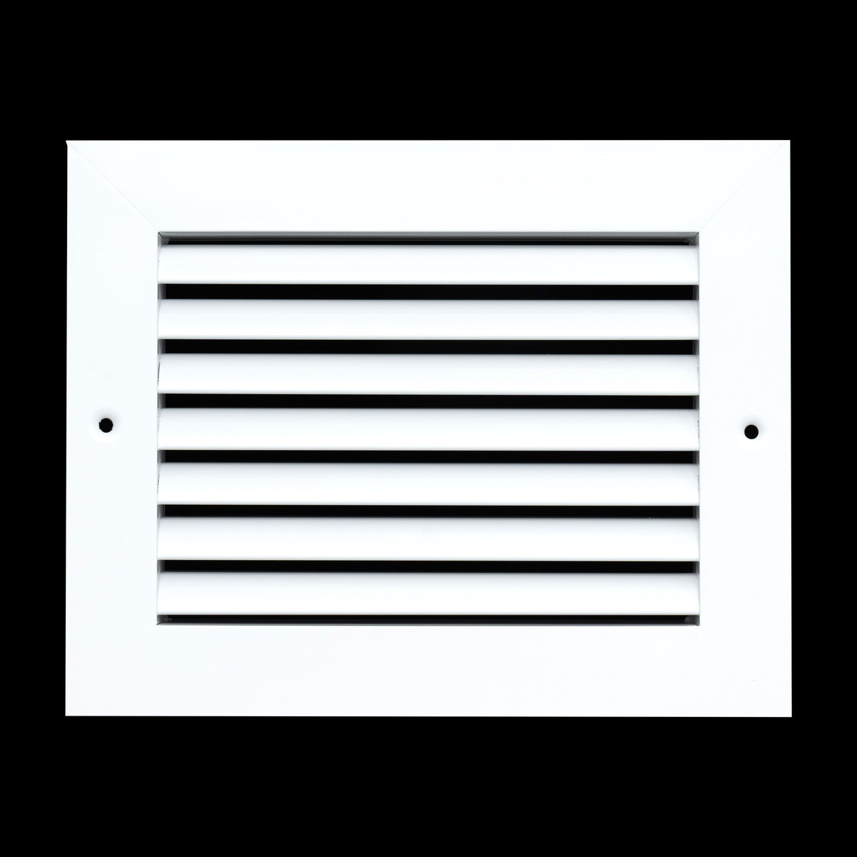 Fits 8x6 Duct Opening | Aluminum Return Air Grille by Handua | Vent Cover Grill for Sidewall and Ceiling | Rust Free | Durable Powder Coating | HVAC Cold Air Intake Grille | White