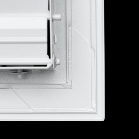 12x10 Modern Aluminum Air Vent Covers & HVAC Grilles | Wall & Ceiling | White | Outer Dimension: 13-3/4"W X 11-3/4"H
