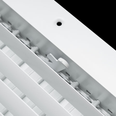 18x6 Modern Aluminum Air Vent Covers & HVAC Grilles | Wall & Ceiling | White | Outer Dimension: 19-3/4"W X 7-3/4"H