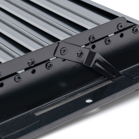 6x4 Steel Adjustable Air Vent Cover | Supply Register for Wall & Ceiling | Black | Outer Dimension: 7-3/4"W X 5-3/4"H