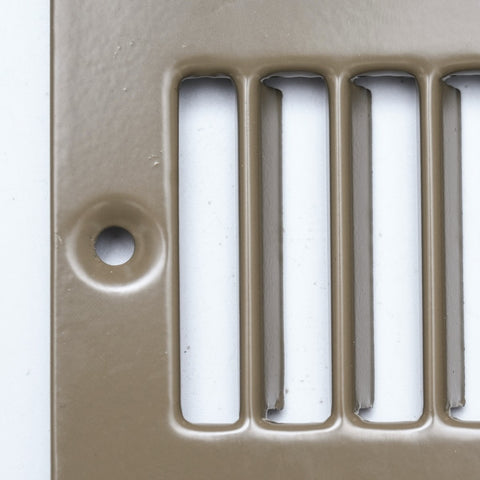 2" x 14" [Duct Opening Size] Toe Kick Register Grille | Vent Cover  | Outer Dimensions: 3.5" X 15.5" | Brown