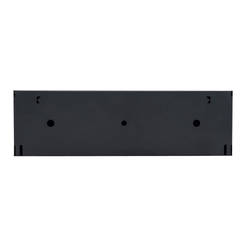 15" Corner Baseboard Register | Decorative Design | Black