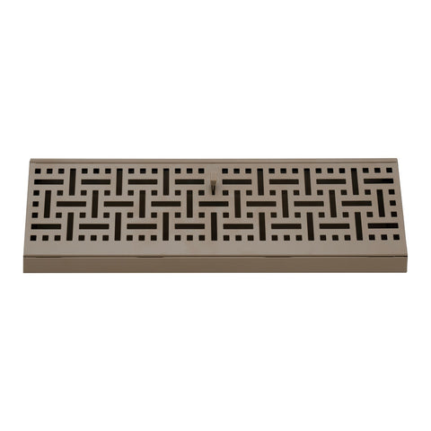 15" Corner Baseboard Register | Decorative Design | Brown