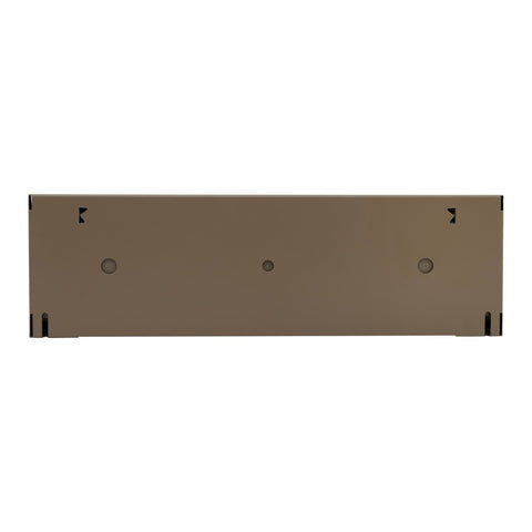 15" Corner Baseboard Register | Decorative Design | Brown