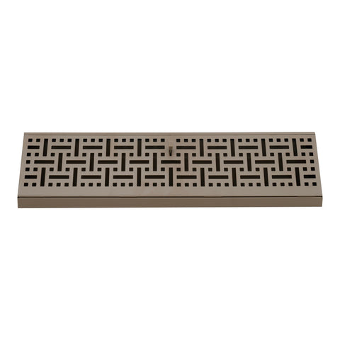 18" Corner Baseboard Register | Decorative Design | Brown