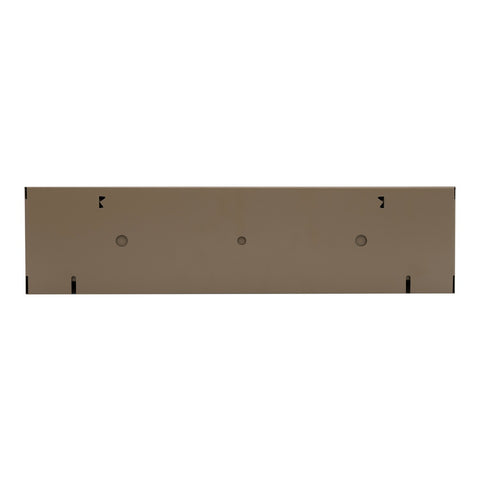 18" Corner Baseboard Register | Decorative Design | Brown
