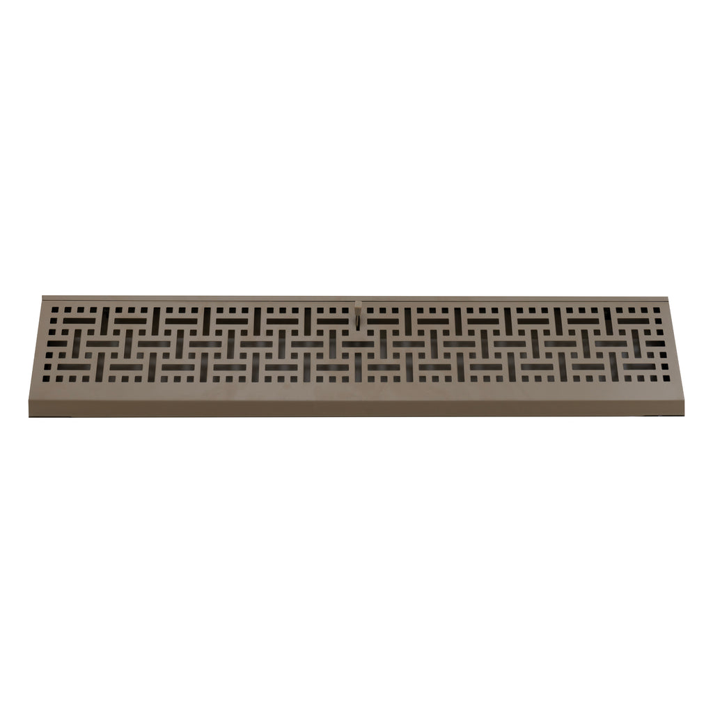 24" Corner Baseboard Register | Decorative Design | Brown