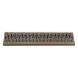 24" Corner Baseboard Register | Decorative Design | Brown