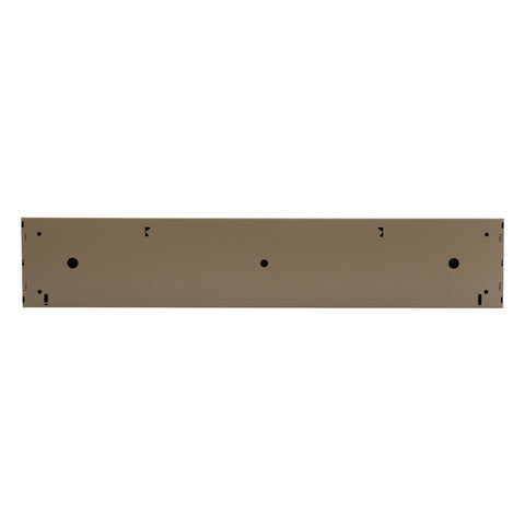 24" Corner Baseboard Register | Decorative Design | Brown