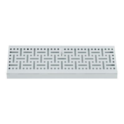 15" Corner Baseboard Register | Decorative Design | White